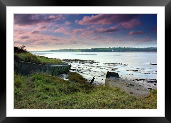 Purton Ships’ Graveyard - FCB 76 and Glenby Framed Mounted Print by Susan Snow