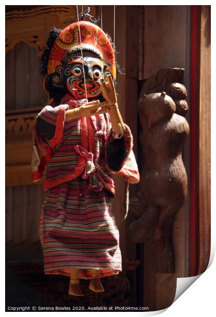 Puppet for Sale Bhaktapur Print by Serena Bowles