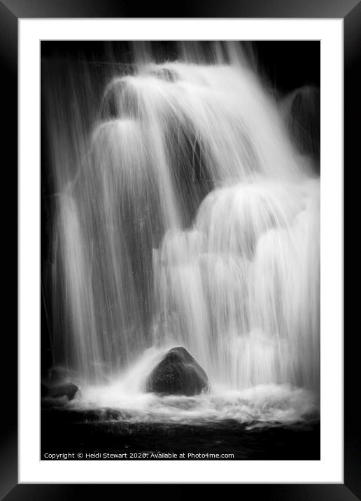 East Gill Force Close Up Framed Mounted Print by Heidi Stewart