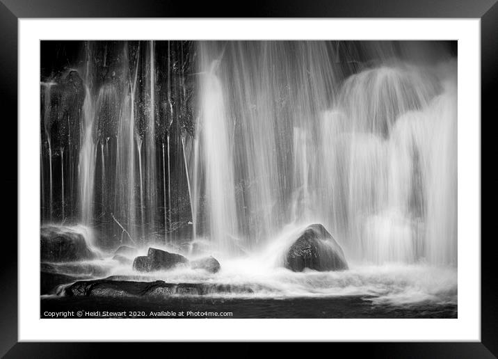 East Gill Force Close Up Framed Mounted Print by Heidi Stewart