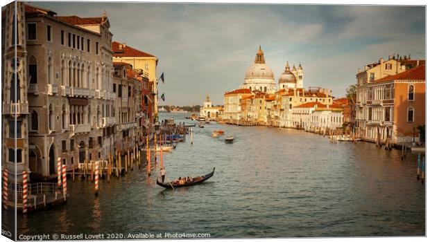 Grand Canal Canvas Print by Russell Lovett