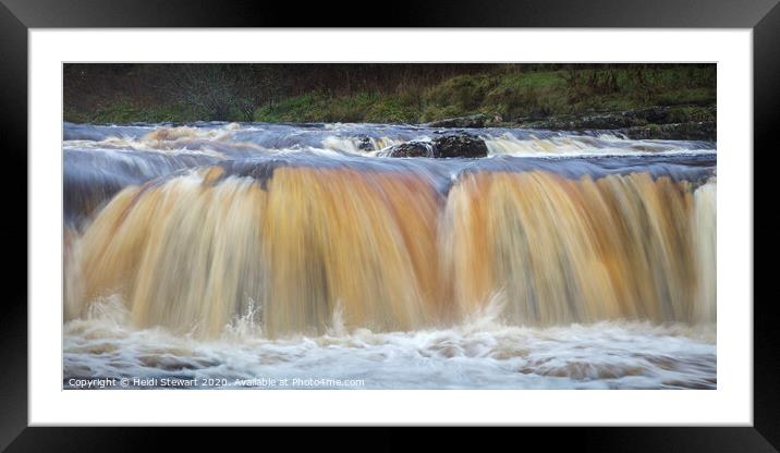 Wain Wath Force Close Up Framed Mounted Print by Heidi Stewart