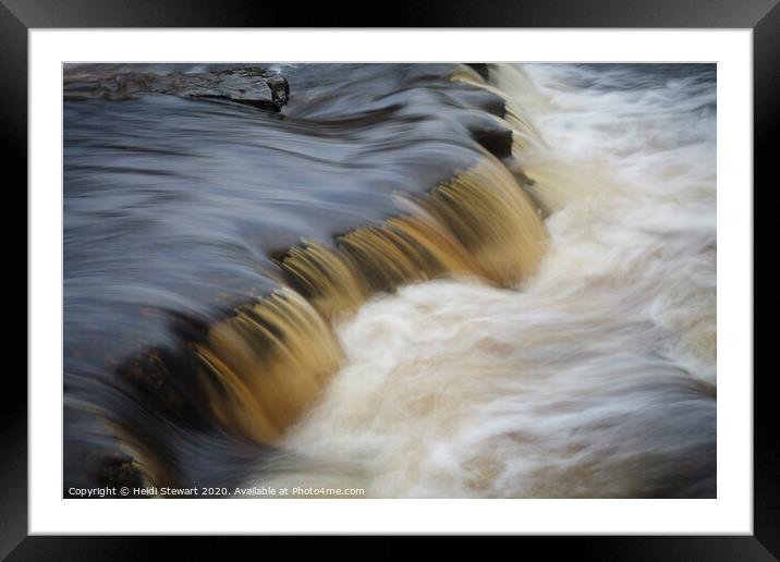 Wain Wath Force Close Up Framed Mounted Print by Heidi Stewart