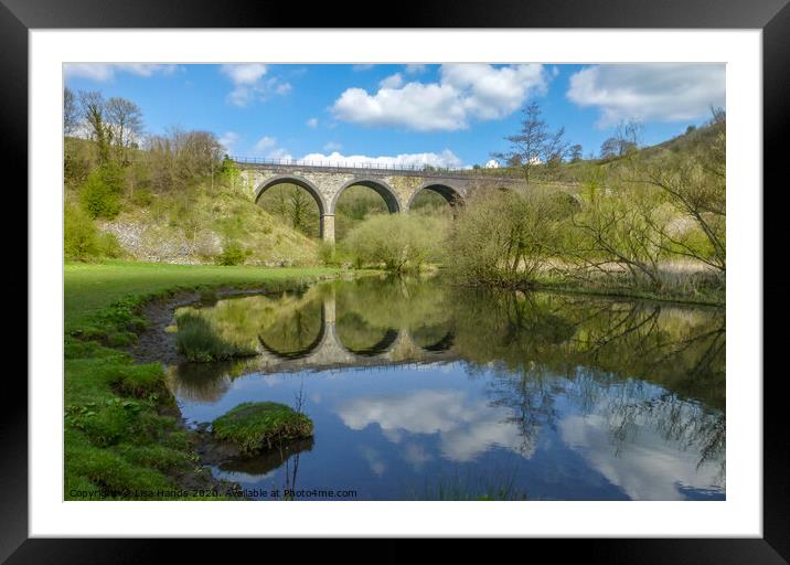 Headstone Viaduct, Monsal Dale Framed Mounted Print by Lisa Hands