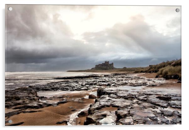 Bamburgh Beach Acrylic by Northeast Images