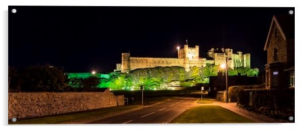 Bamburgh Village Acrylic by Northeast Images