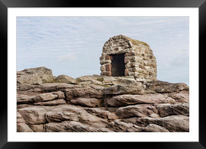 seahouses Powder Store Framed Mounted Print by Northeast Images
