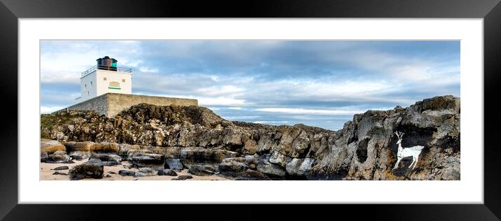 Stagg Rock Framed Mounted Print by Northeast Images