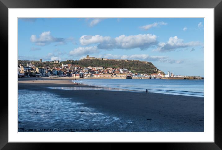 Scarborough Framed Mounted Print by Lisa Hands