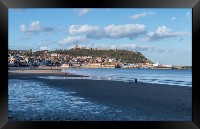 Scarborough Framed Print by Lisa Hands