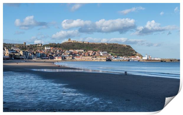 Scarborough Print by Lisa Hands