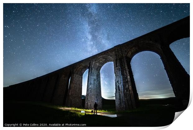 Underneath the arches Print by Pete Collins