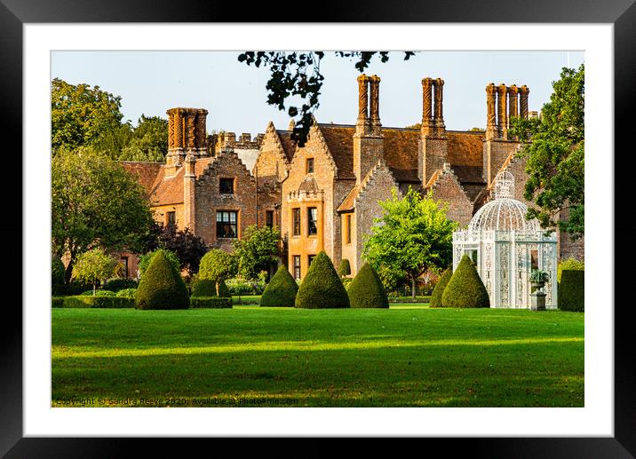 The Manor Framed Mounted Print by Sandra Reeve