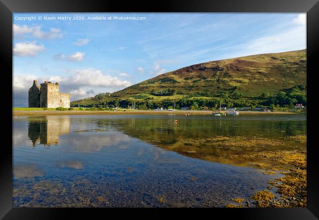 Lochranza Castle, Isle of Arran, Scotland  Framed Print by Navin Mistry