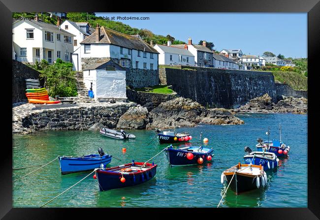 coverack  cornwall Framed Print by Kevin Britland