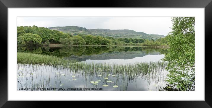 Llyn Tecwyn Isaf, North Wales Framed Mounted Print by Andrew Kearton