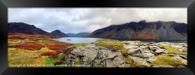 Wastwater Lake in Autumn Framed Print by Lrd Robert Barnes