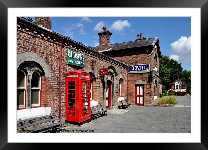 Hadlow Road Station (Preserved) Framed Mounted Print by Frank Irwin