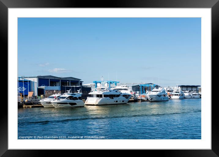 Poole Harbour Framed Mounted Print by Paul Chambers