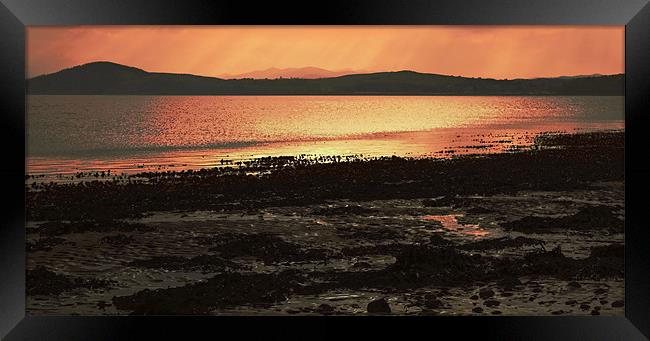 Sunset over the Moray Firth Framed Print by Catherine Fowler