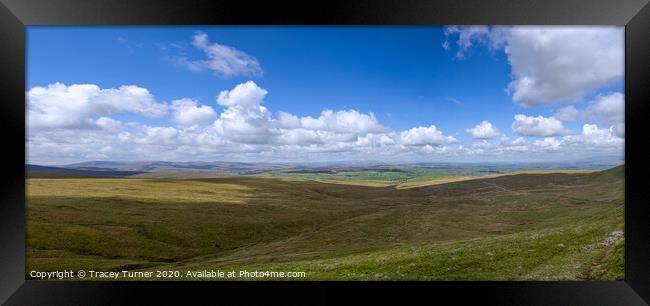 Yorkshire Dales Natural Beauty - Panorama Framed Print by Tracey Turner