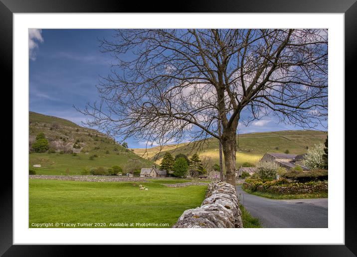 Buckden Village, Yorkshire Dales Framed Mounted Print by Tracey Turner