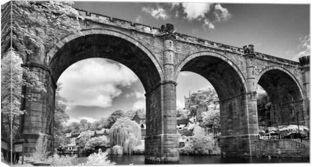Building arch Canvas Print by mike morley
