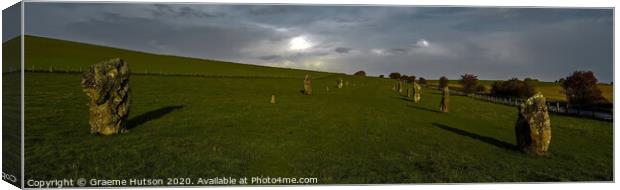 West kennet Avenue Canvas Print by Graeme Hutson