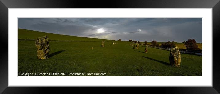 West kennet Avenue Framed Mounted Print by Graeme Hutson