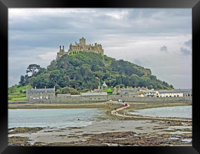 St Michael’s Mount, Cornwall Framed Print by Laurence Tobin