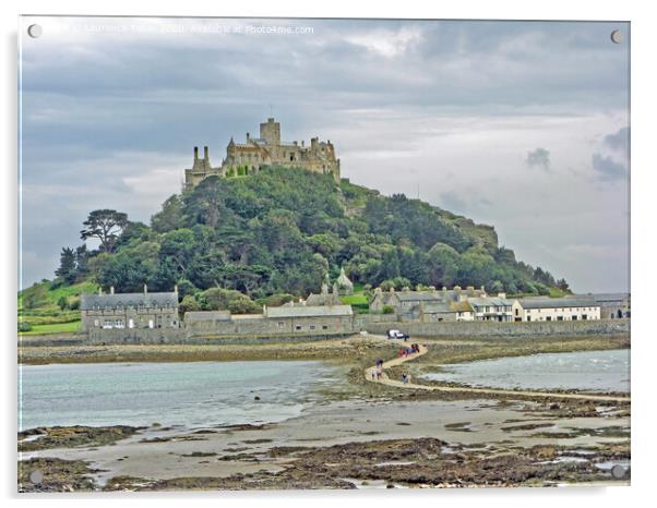 St Michael’s Mount, Cornwall Acrylic by Laurence Tobin