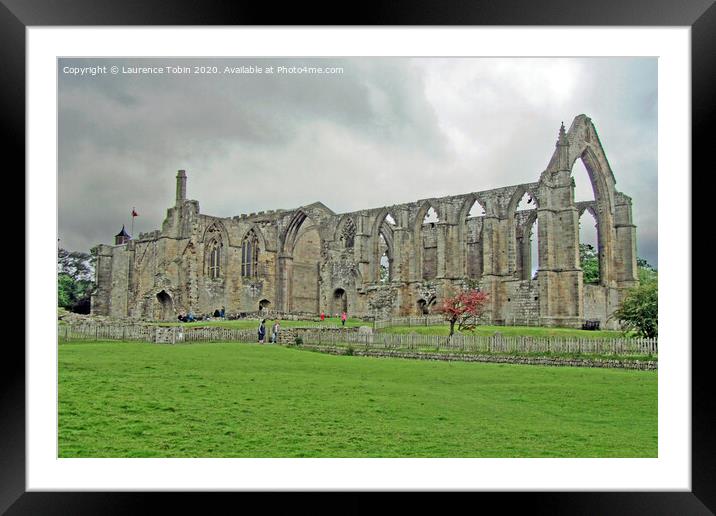 Bolton Priory, Wharfedale, North Yorkshire Framed Mounted Print by Laurence Tobin