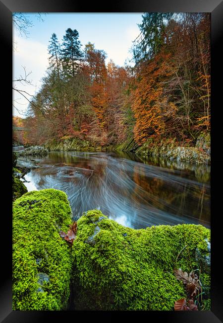 The Enchanting Autumn River Framed Print by Stuart Jack