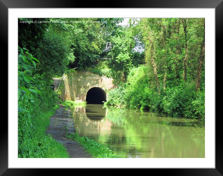 Shrewley Canal Tunnel, Warwickshire Framed Mounted Print by Laurence Tobin