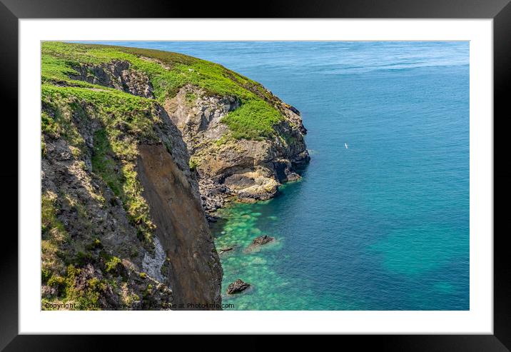 Ramsey Island, Wales Framed Mounted Print by Chris Yaxley
