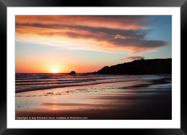 Sunrise Framed Mounted Print by Ray Pritchard