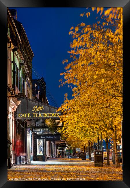 Autumn on the Grove in Ilkley, Framed Print by Chris North