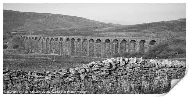 Ribblehead Viaduct, North Yorkshire Print by Heidi Stewart