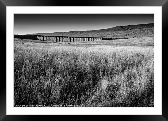 Ribblehead Viaduct, North Yorkshire Framed Mounted Print by Heidi Stewart