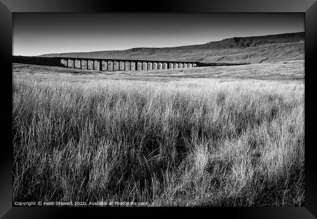 Ribblehead Viaduct, North Yorkshire Framed Print by Heidi Stewart