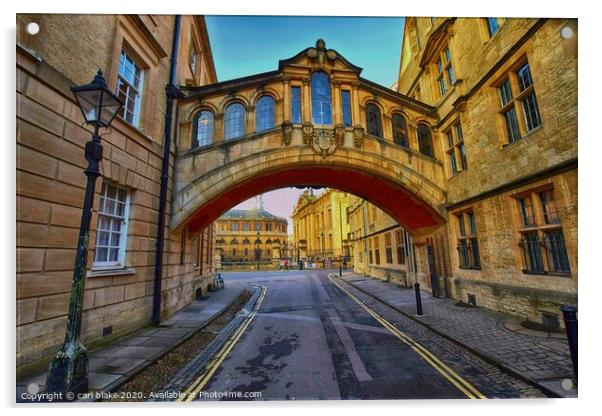 Bridge of Sighs Acrylic by carl blake