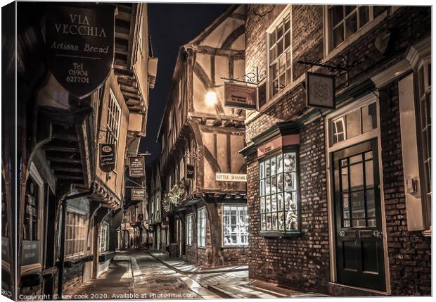 The Shambles Canvas Print by kevin cook