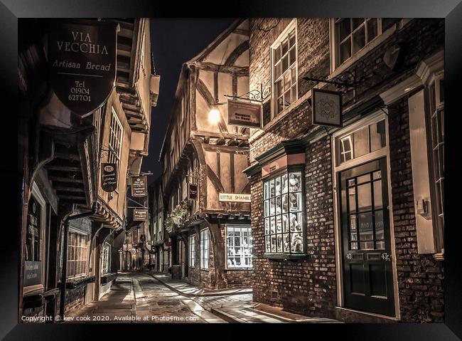 The Shambles Framed Print by kevin cook