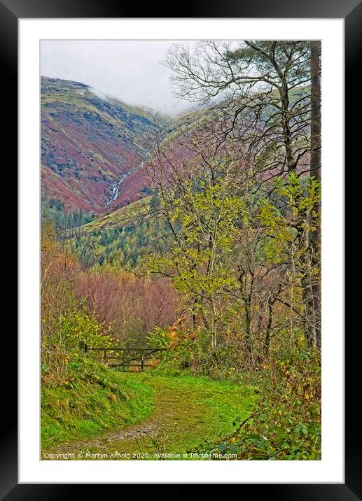 Thirlmere View to Helvellyn Ridge Framed Mounted Print by Martyn Arnold