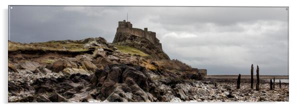 Lindisfarne Castle on Holy Island Acrylic by Northeast Images