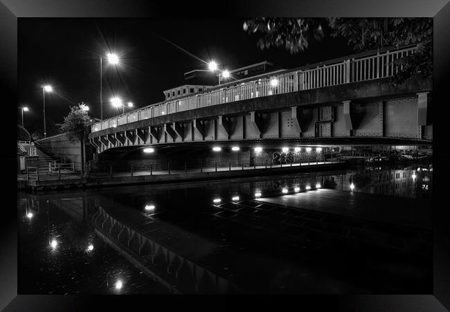 Under temple bridge Bristol Framed Print by Dean Merry