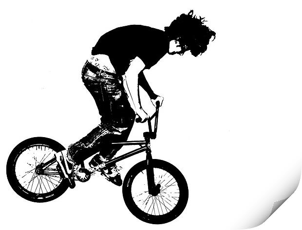 BMX Abstract 2 Print by Dawn O'Connor