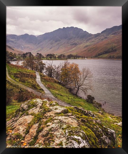 Autumn at Buttermere Framed Print by Gary Clarricoates