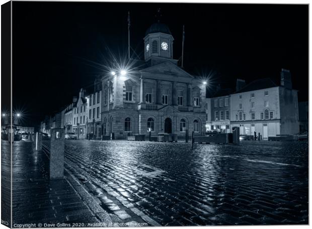 Kelso Town Hall, Scottish Borders Canvas Print by Dave Collins