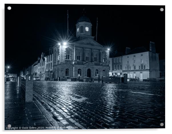 Kelso Town Hall, Scottish Borders Acrylic by Dave Collins